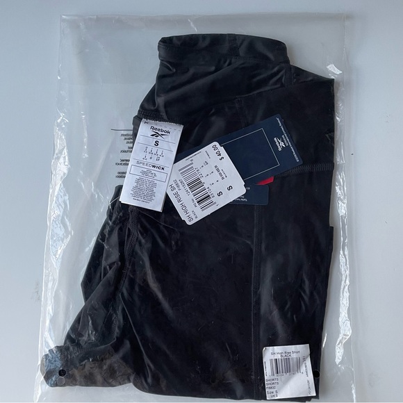 NWT Reebok Shiny High Rise Shorts - Picture 5 of 6